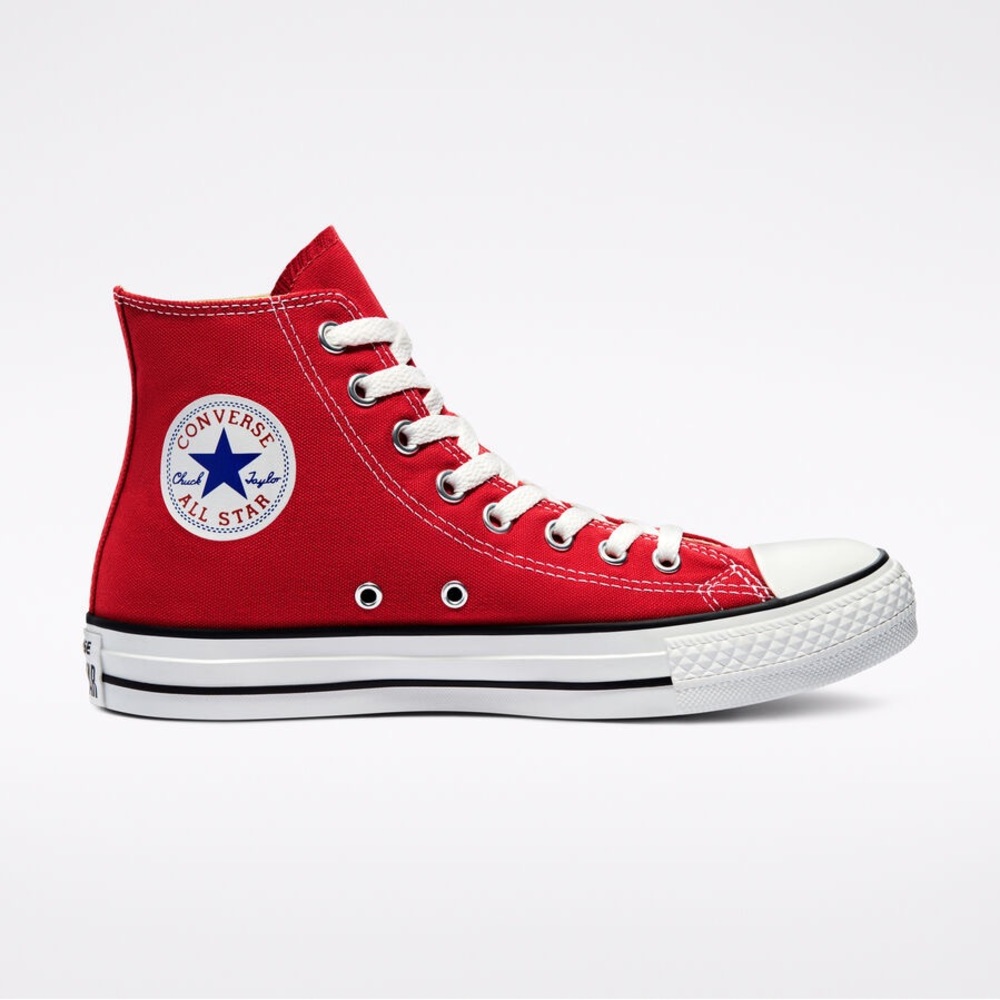 Unisex Converse Chuck Taylor All Star Classic Colour High Top Red size 11
